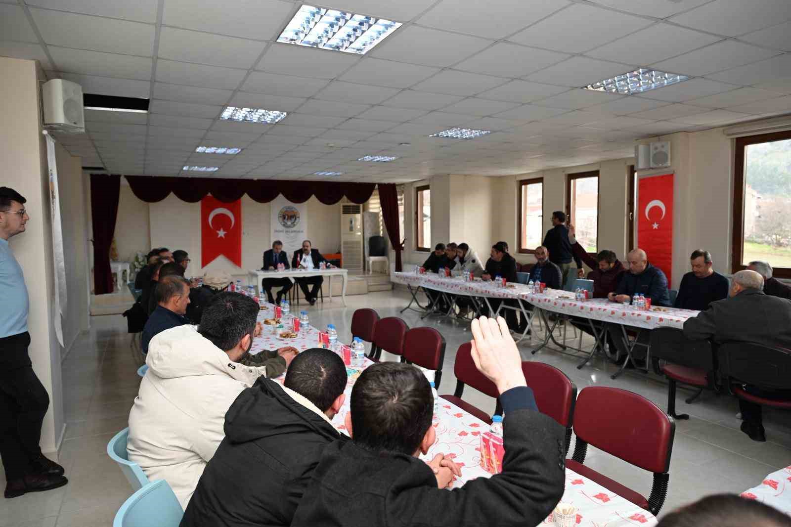 İnönü’de tarım ve sulama odaklı istişare toplantısı gerçekleştirildi