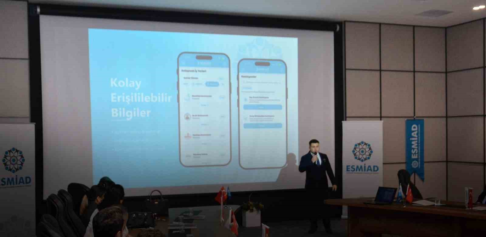 ESMİAD mobil uygulamasını lansmanla tanıtıldı